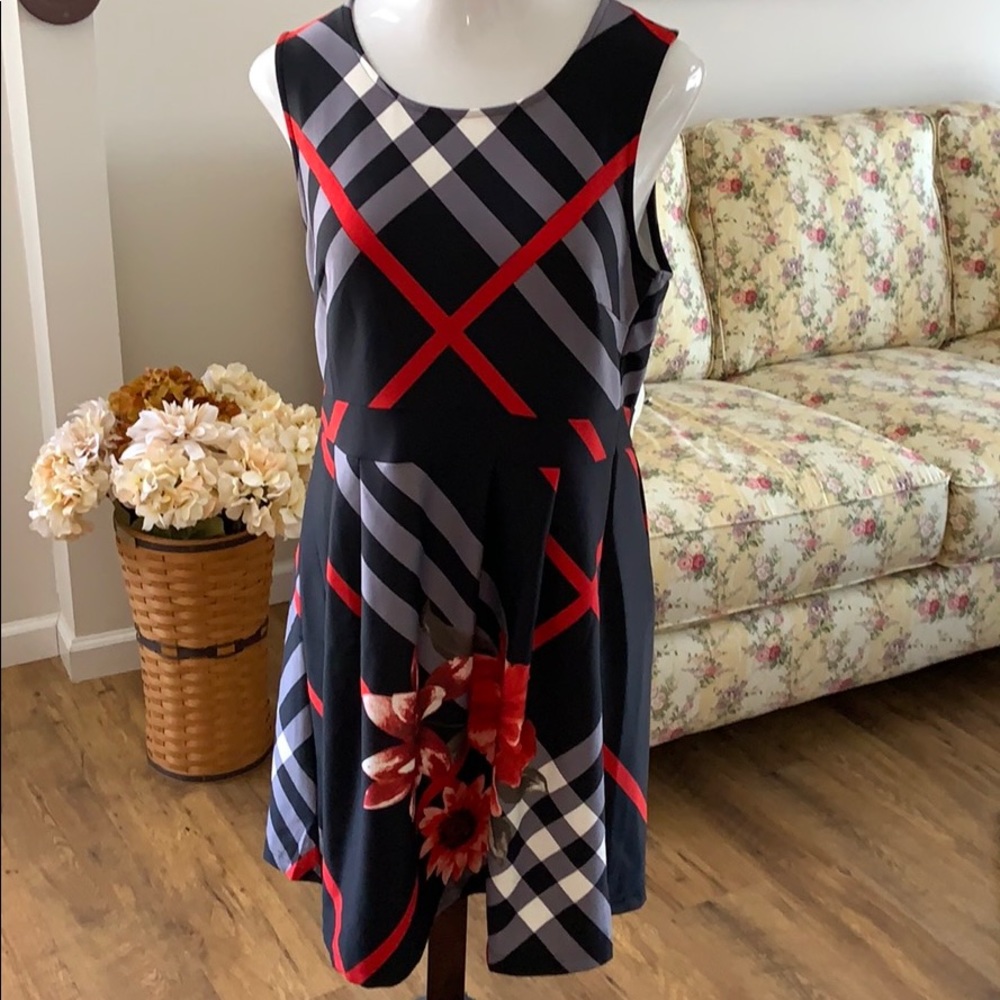 Cute black and red dress